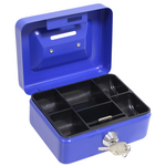 Coffret a Monnaie métallique coffre-fort portable 125 mm MADER®