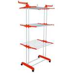 Estendal dobrável com rodas - Orange - Herzberg HG-8034ORG