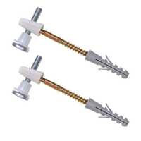 Kit de fixation WC horizontal 2 unités (Fer)
