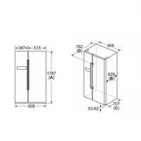 Frigo Américain BALAY 3FAF492XE Inox 179x91 NO FROST Digital A+