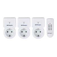 3 enchufes con 1 mando a distancia PG30